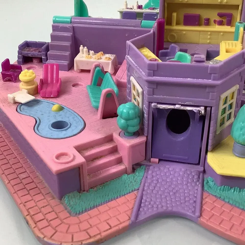 Village Polly Pockets light up magical mansion 1994 building only * - Picture 7 of 12